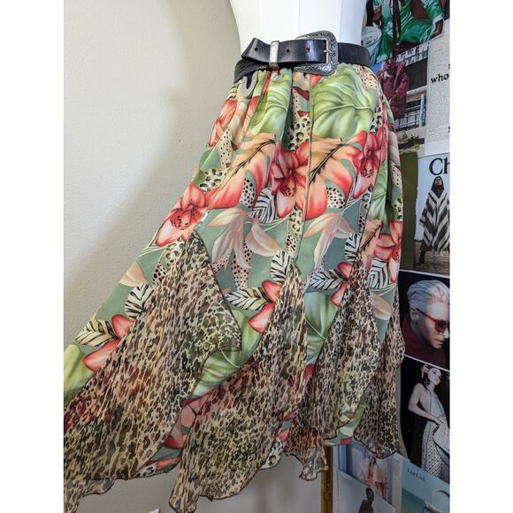 Silk Vintage y2k Skirt - Picture 4 of 7